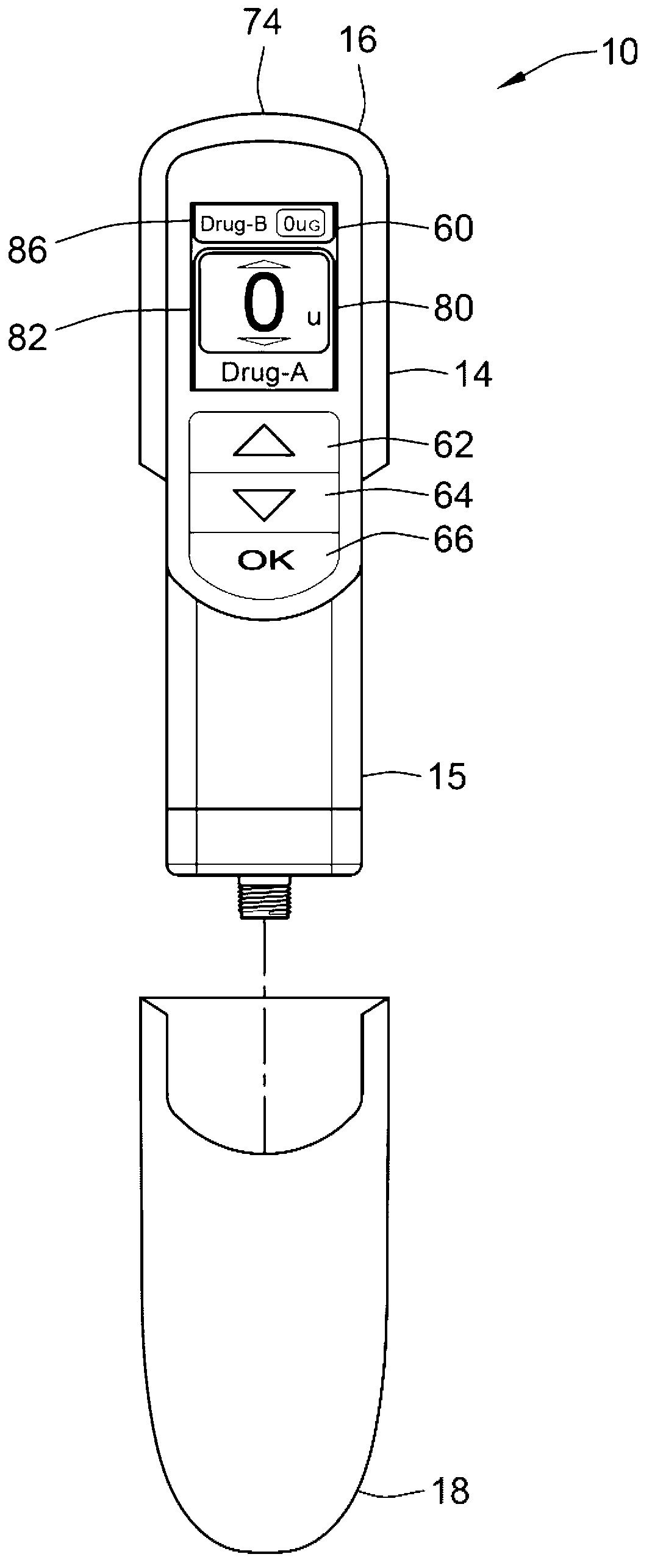 Dispense interface component for a drug delivery device