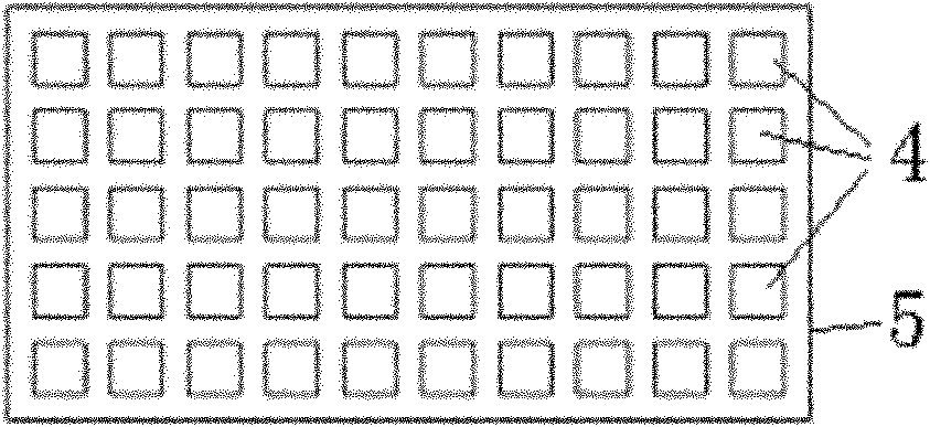 Method for improving safety insulation voltage endurance of light-emitting diode (LED) integrating face light source