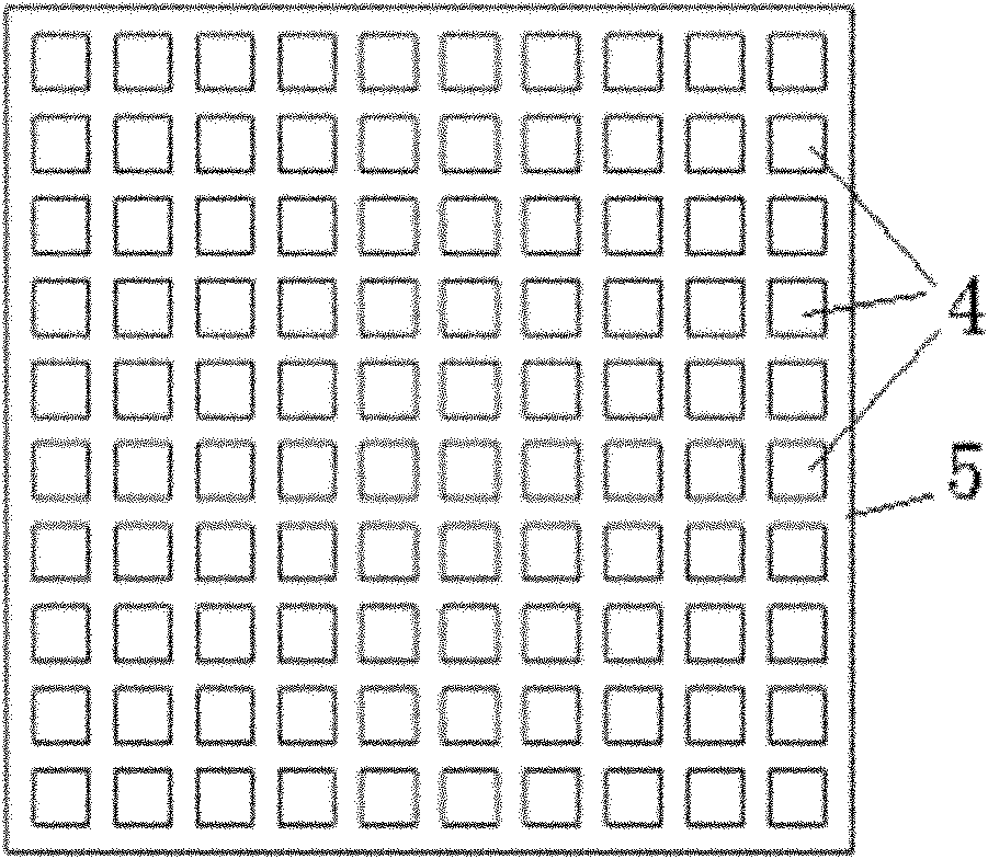 Method for improving safety insulation voltage endurance of light-emitting diode (LED) integrating face light source