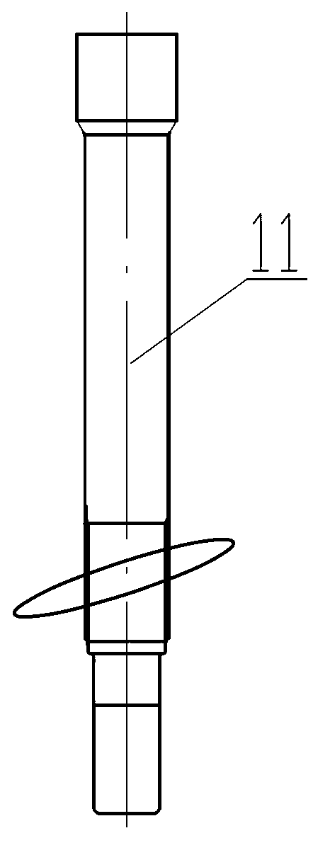 Spline gear cold extrusion one-step molding device