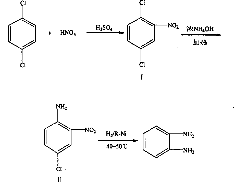 Process and apparatus for producing o-phenylenediamine