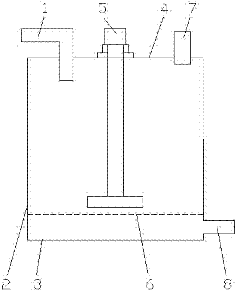 A method for replacing and removing impurities by zinc sulfate solution and its purification tank