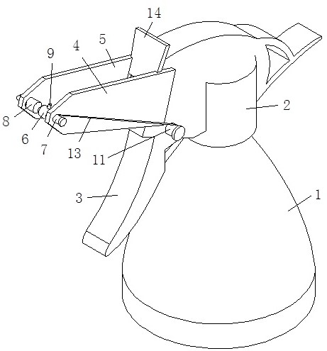 Surgical instrument for skin disinfection