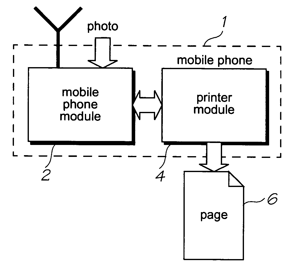 Mobile device with printhead for receiving data via modulate light signal