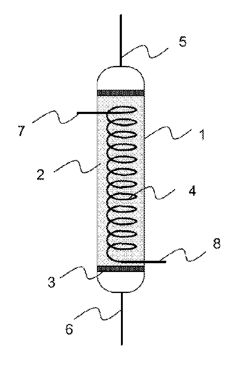 Regeneration of a hydrogen impurity trap using the heat exiting a hydride tank