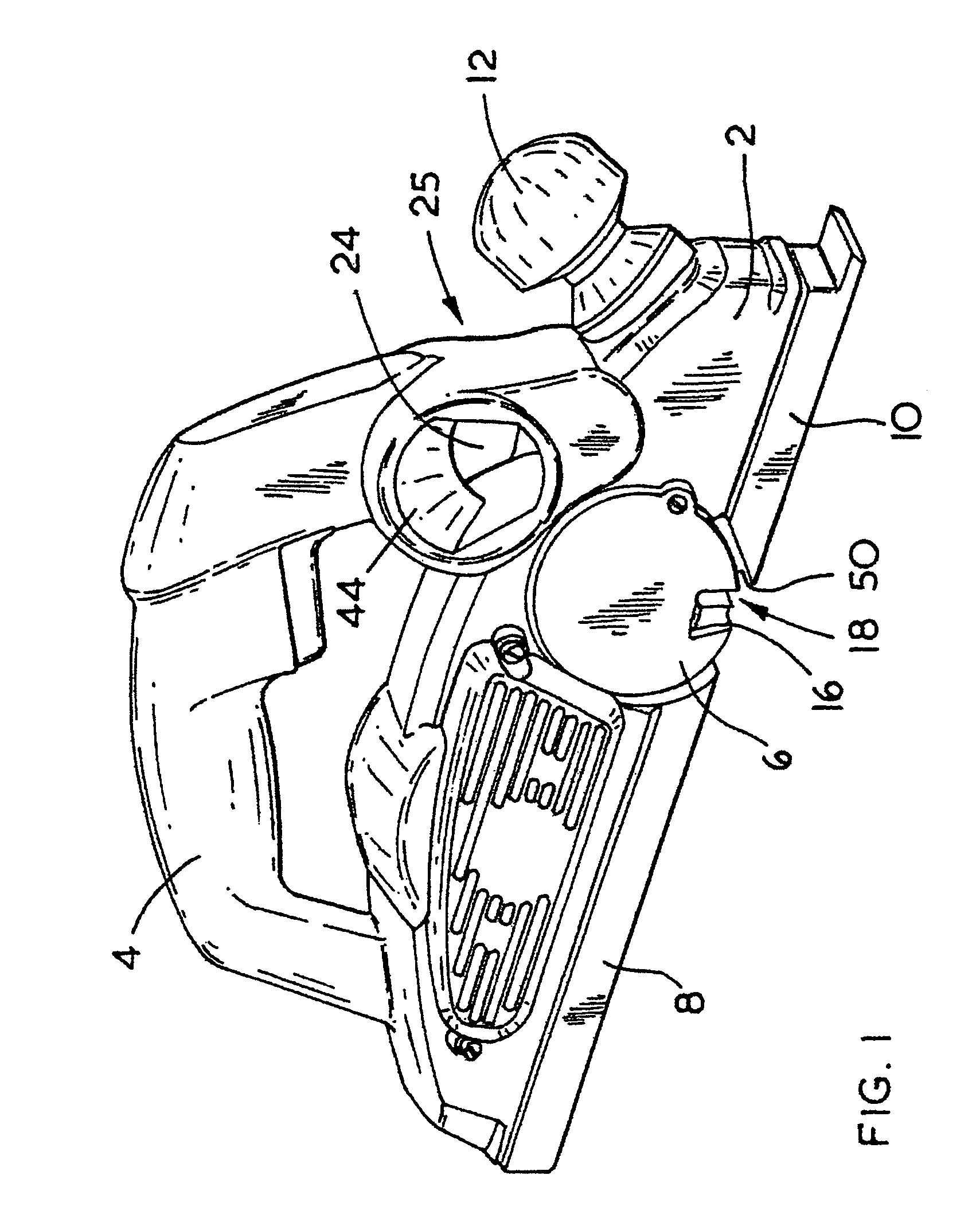 Debris collection system for a planer