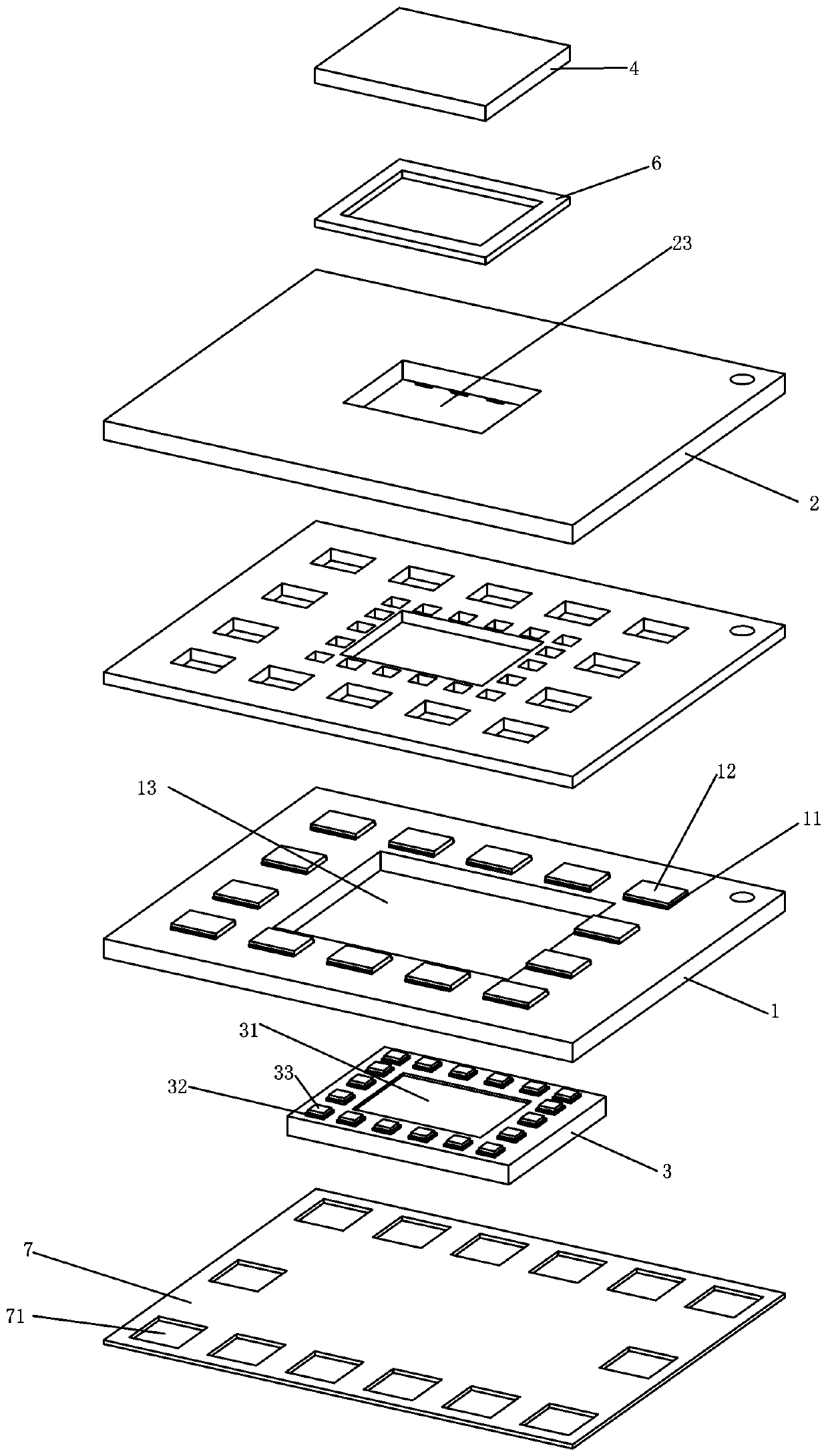 Flip-chip camera and manufacturing method thereof