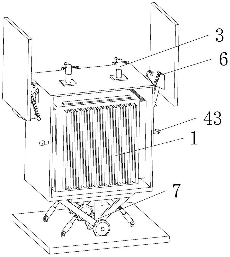 Rainproof and moistureproof transformer