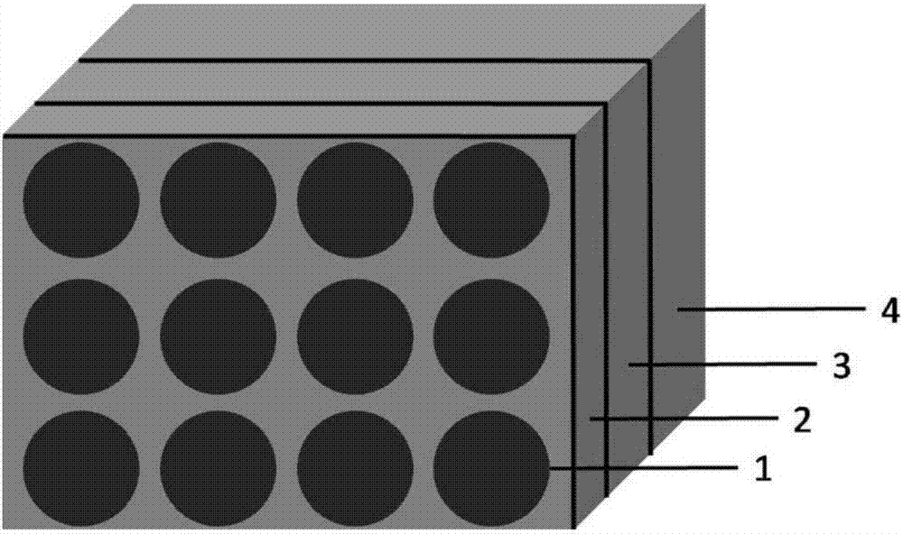 Aluminum-gallium arsenide structure-based broadband perfect absorber