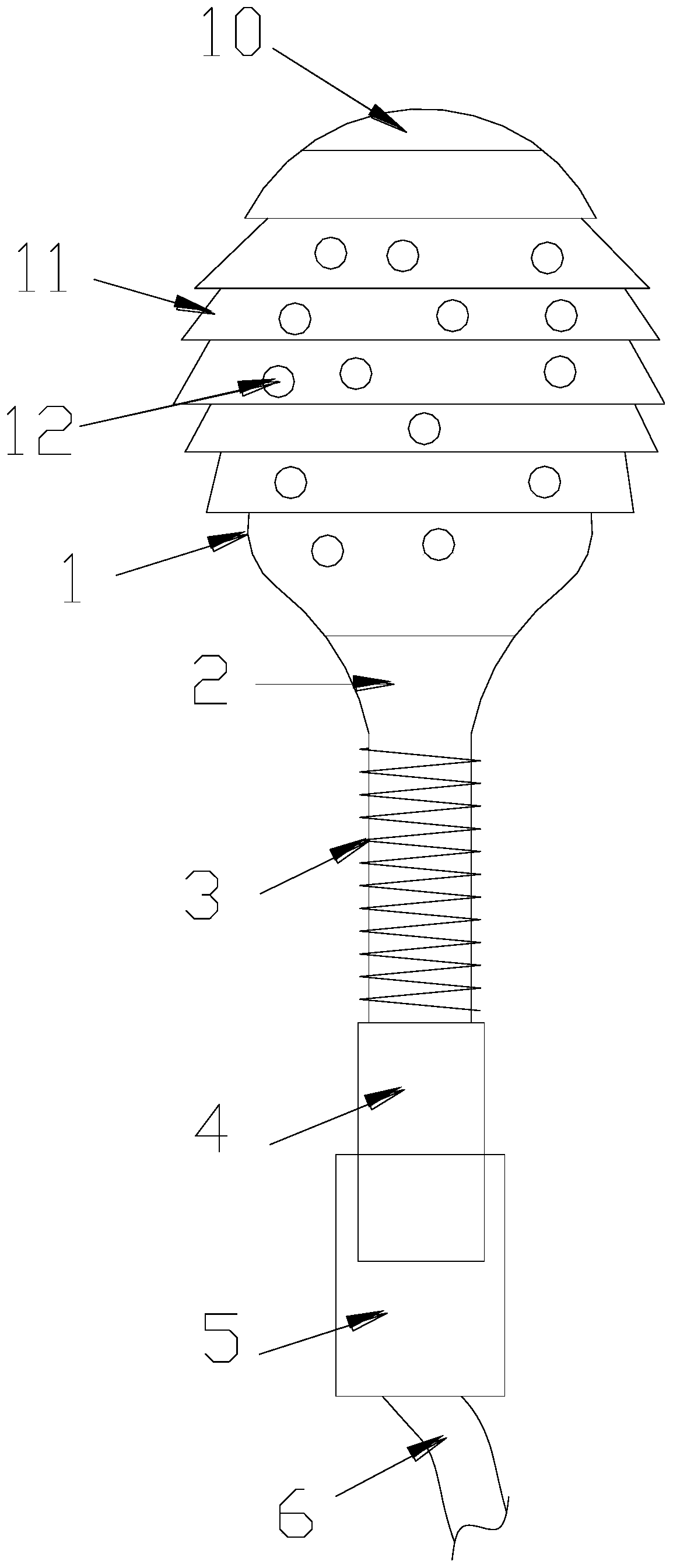 High-efficiency suction scraper for obstetric surgery