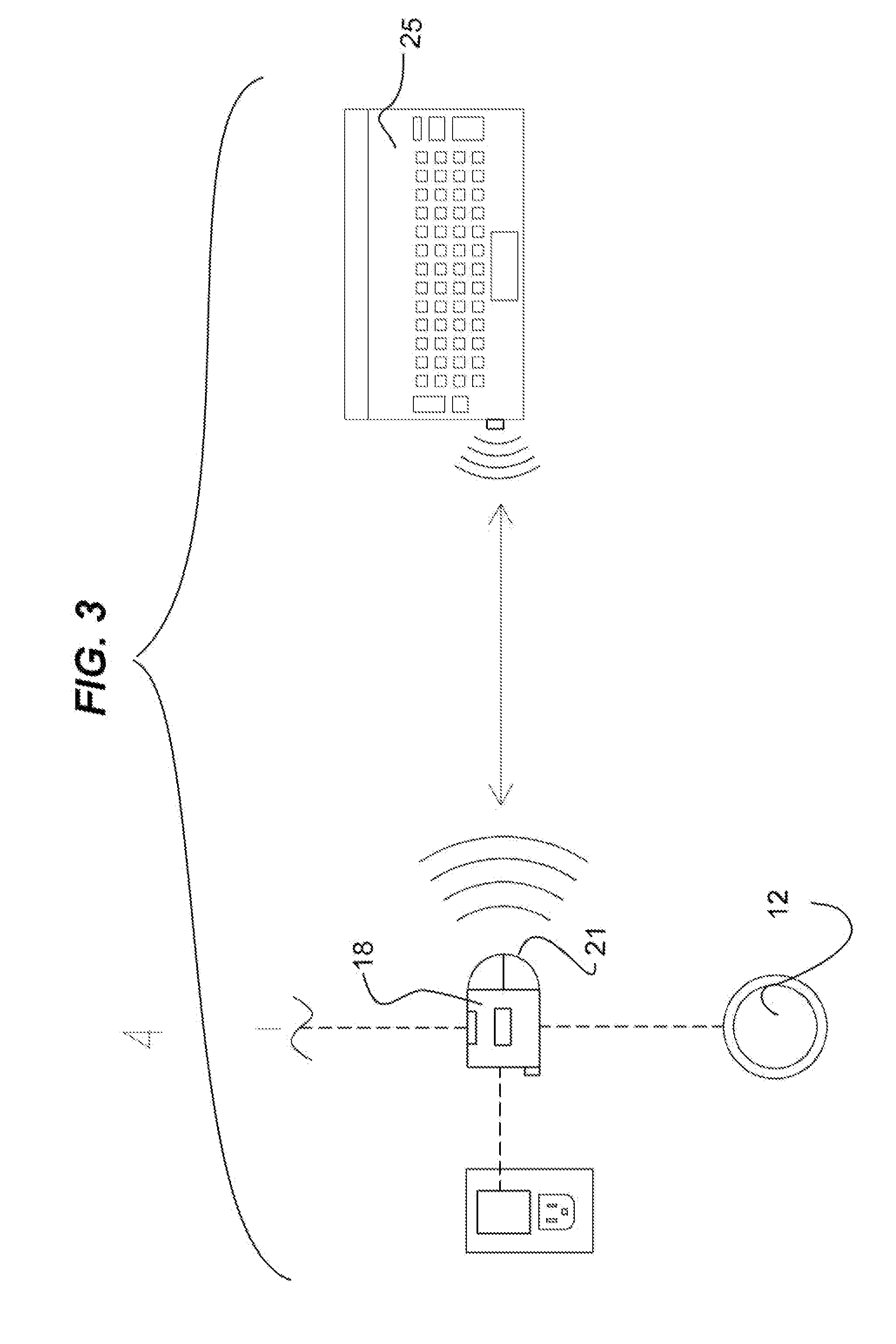 Pneumatically actuated computer input device