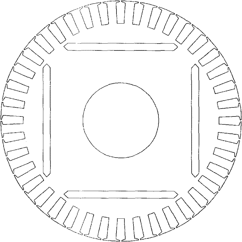 Permanent-magnet self-starting synchronous motor