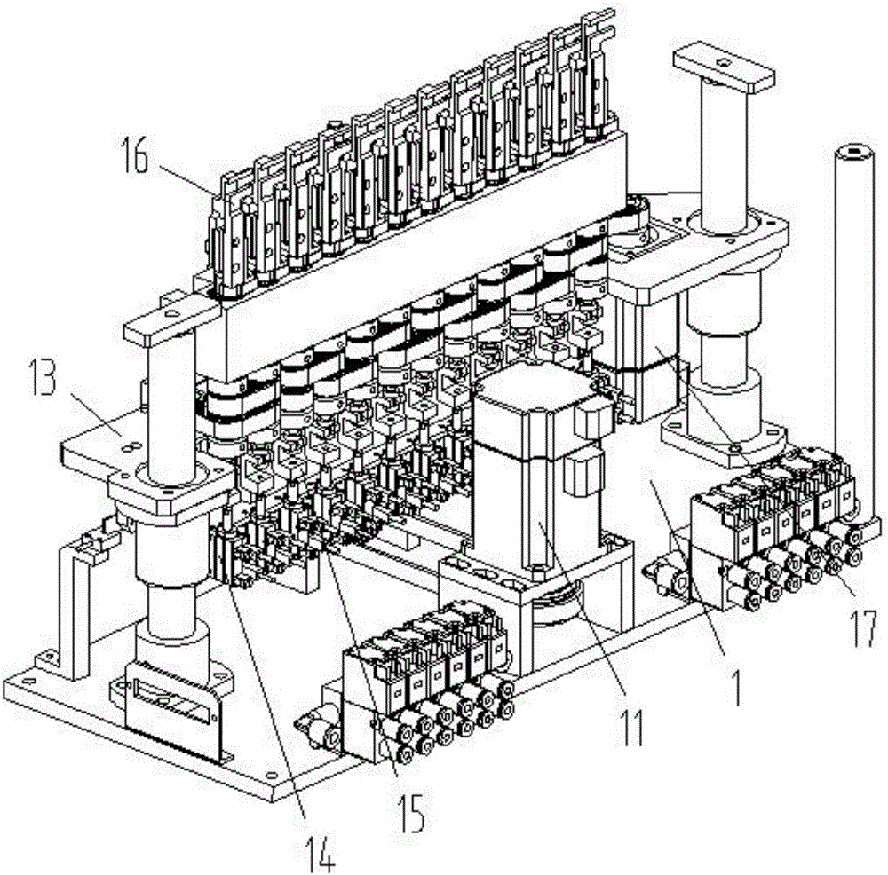 Automatic feed winding machine for inductance