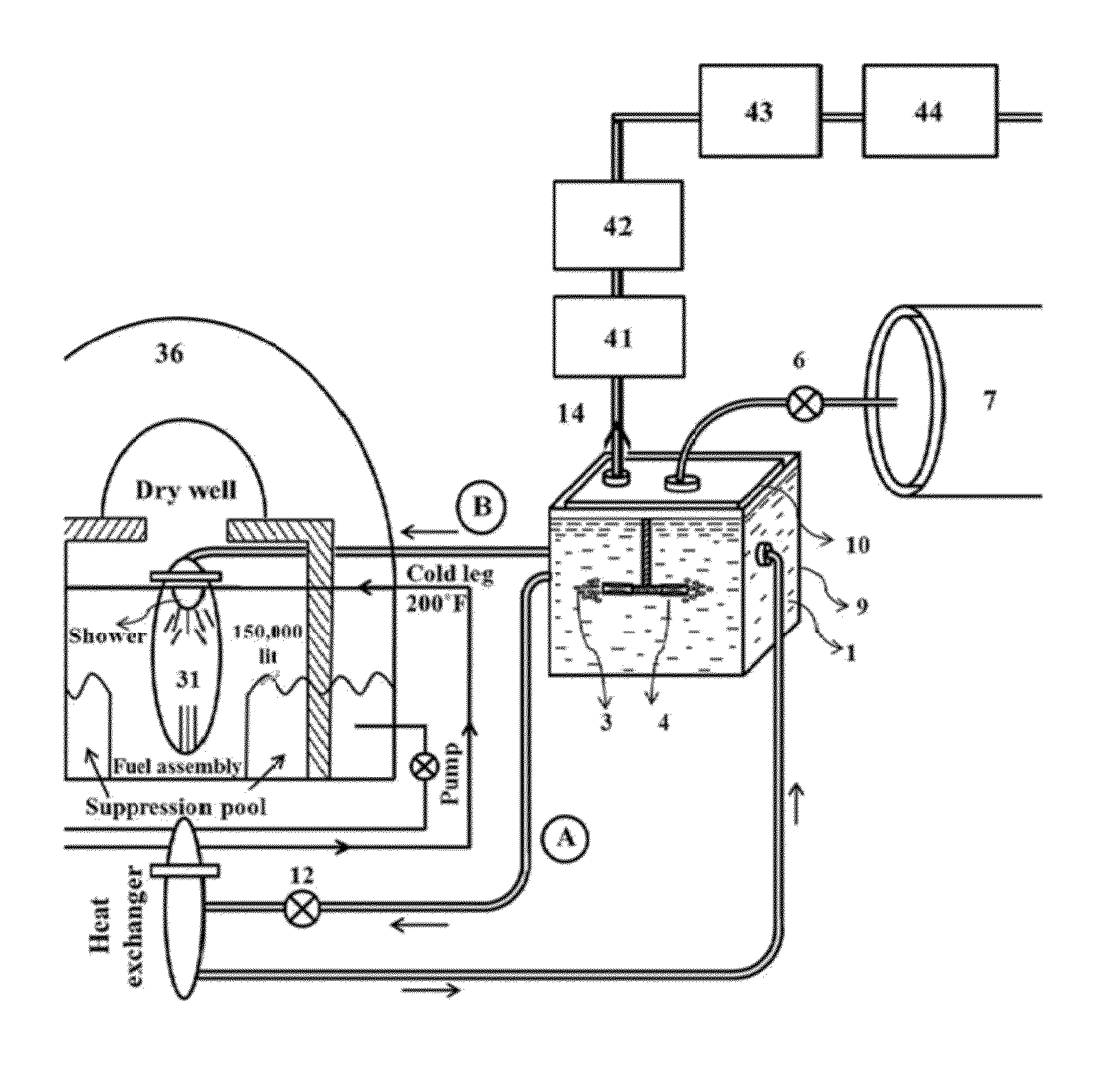 Modified dry ice heat exchanger for heat removal of portable reactors