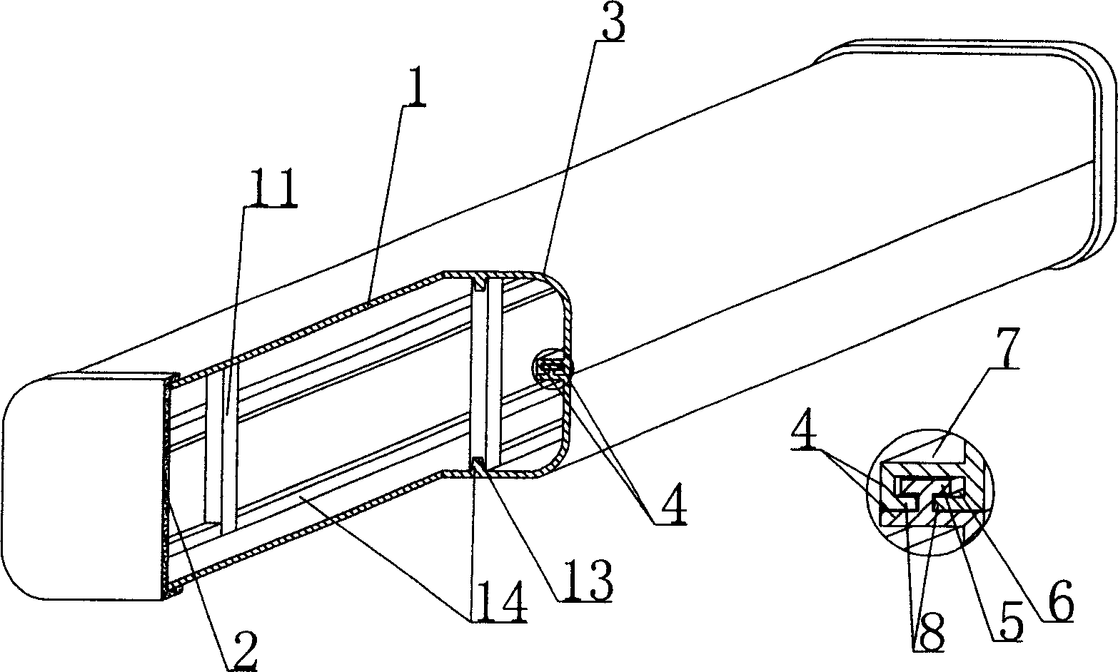 Plastic thin-wall tube