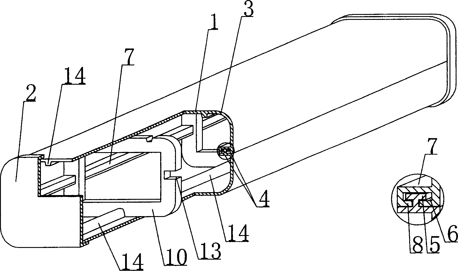 Plastic thin-wall tube