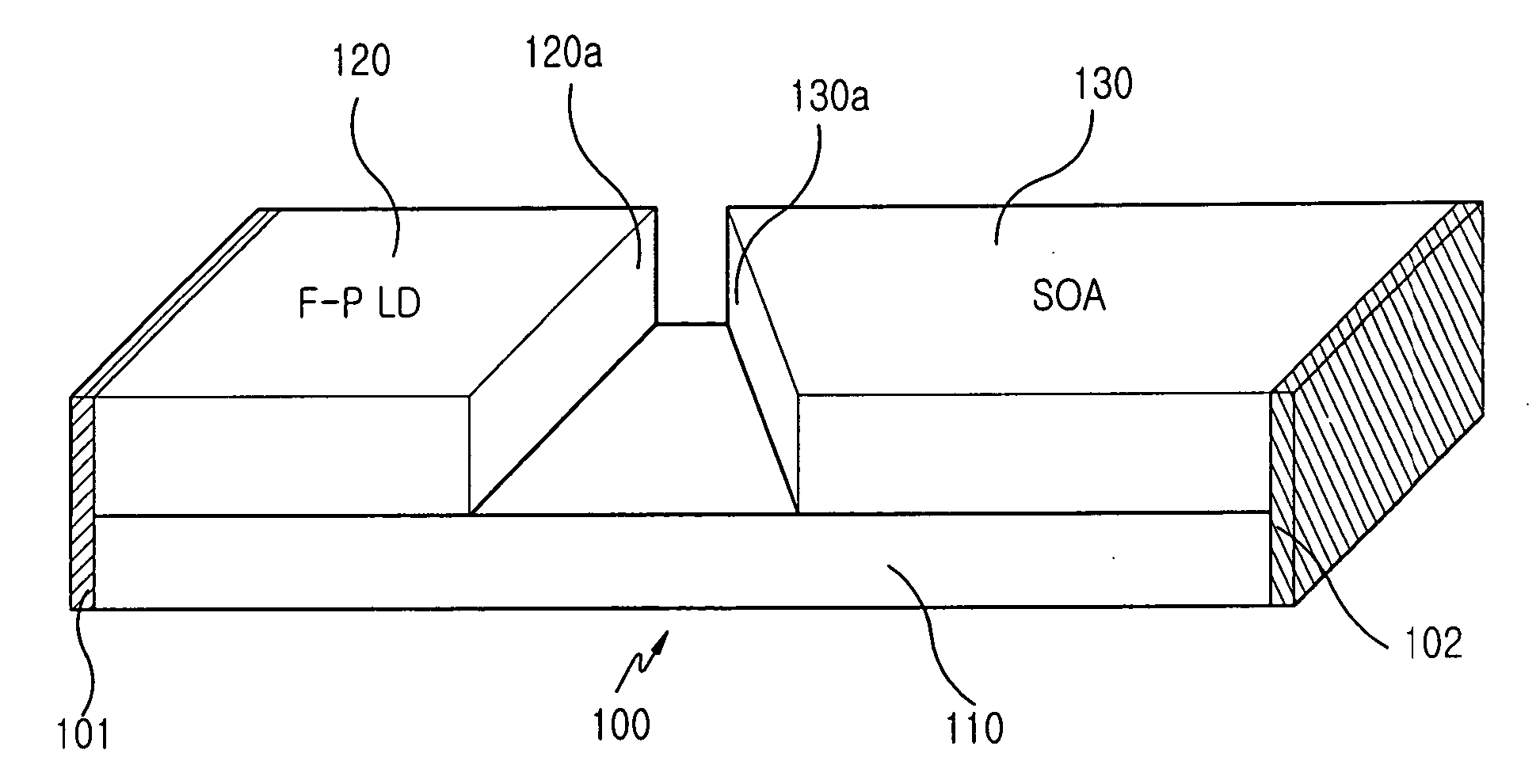 Low noise multi-wavelength light source and wavelength division multiplexing system using same