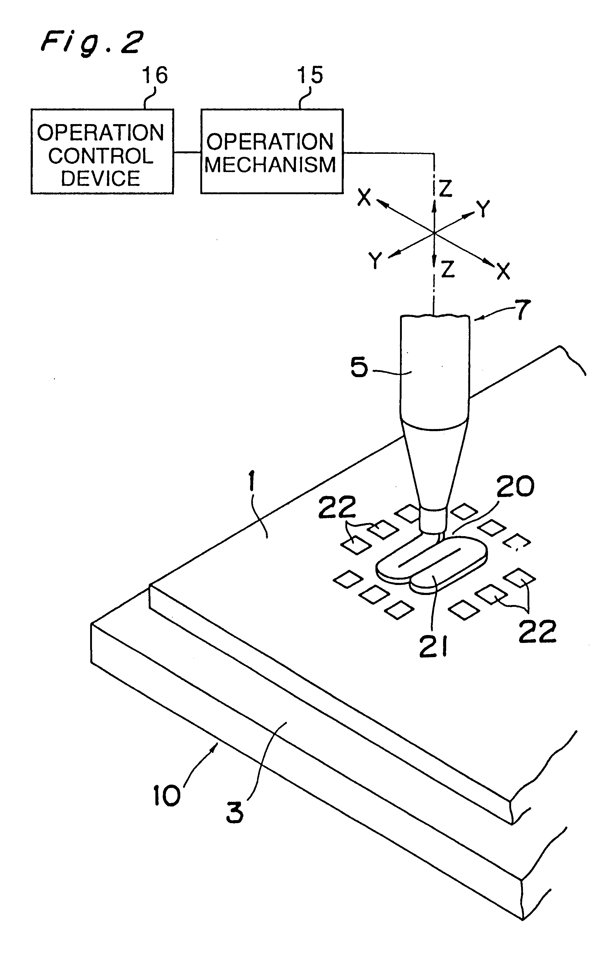 Apparatus for mounting an electronic component