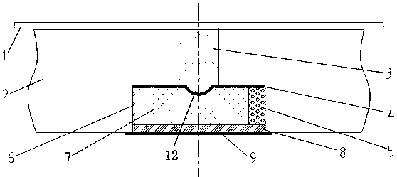 Method for sealing joint of insulating blocks of B type enclosure system