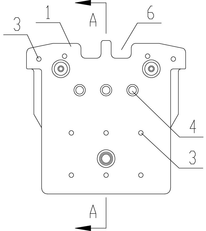 Composite copper anode mold with improved service life and production method thereof