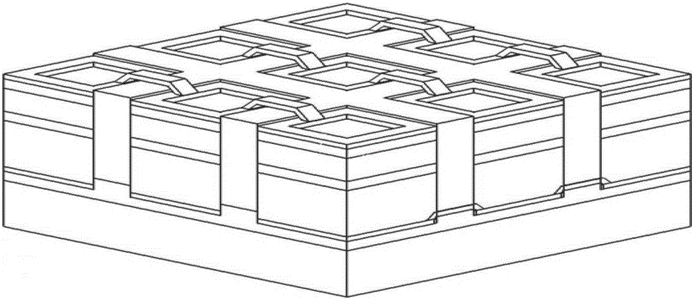 Micro LED array device for display and lighting and preparation method