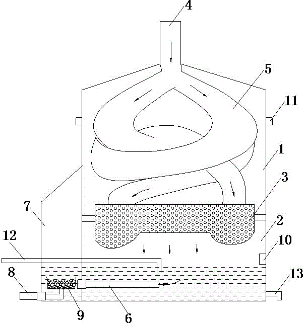 Efficient oil-water separator