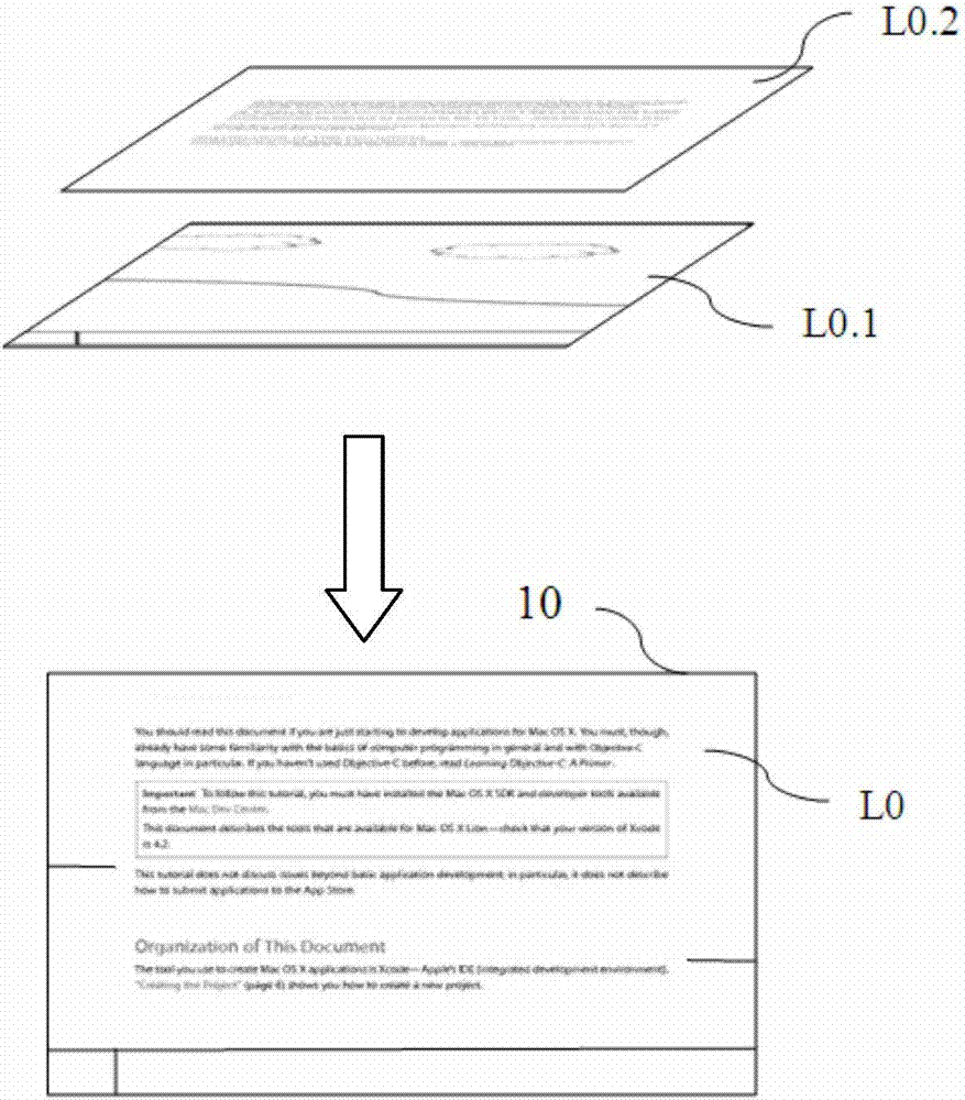 Method for sharing handwritten image on screen in video conference and terminal for carrying out video conference