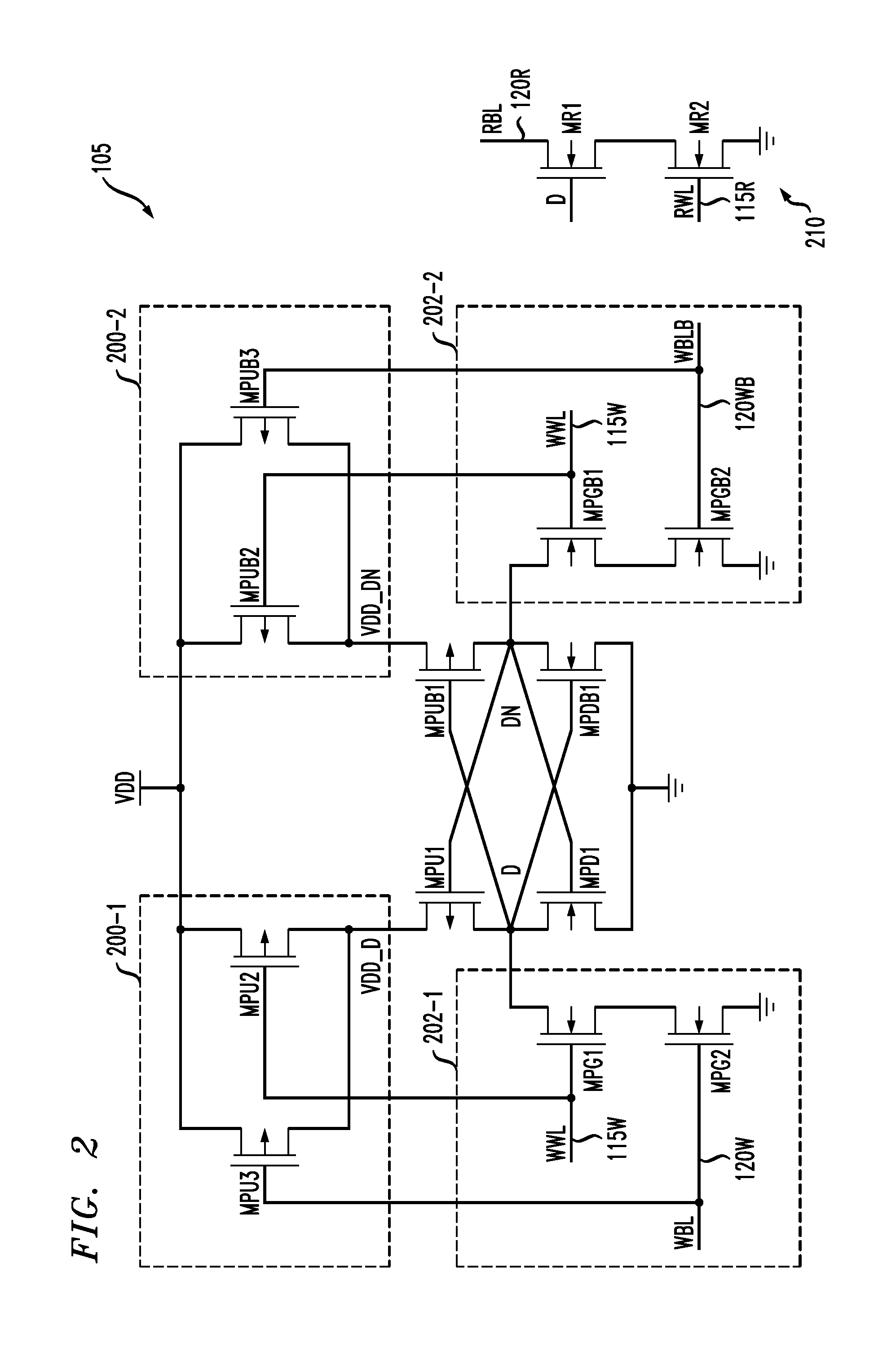 Memory device having memory cells with write assist functionality