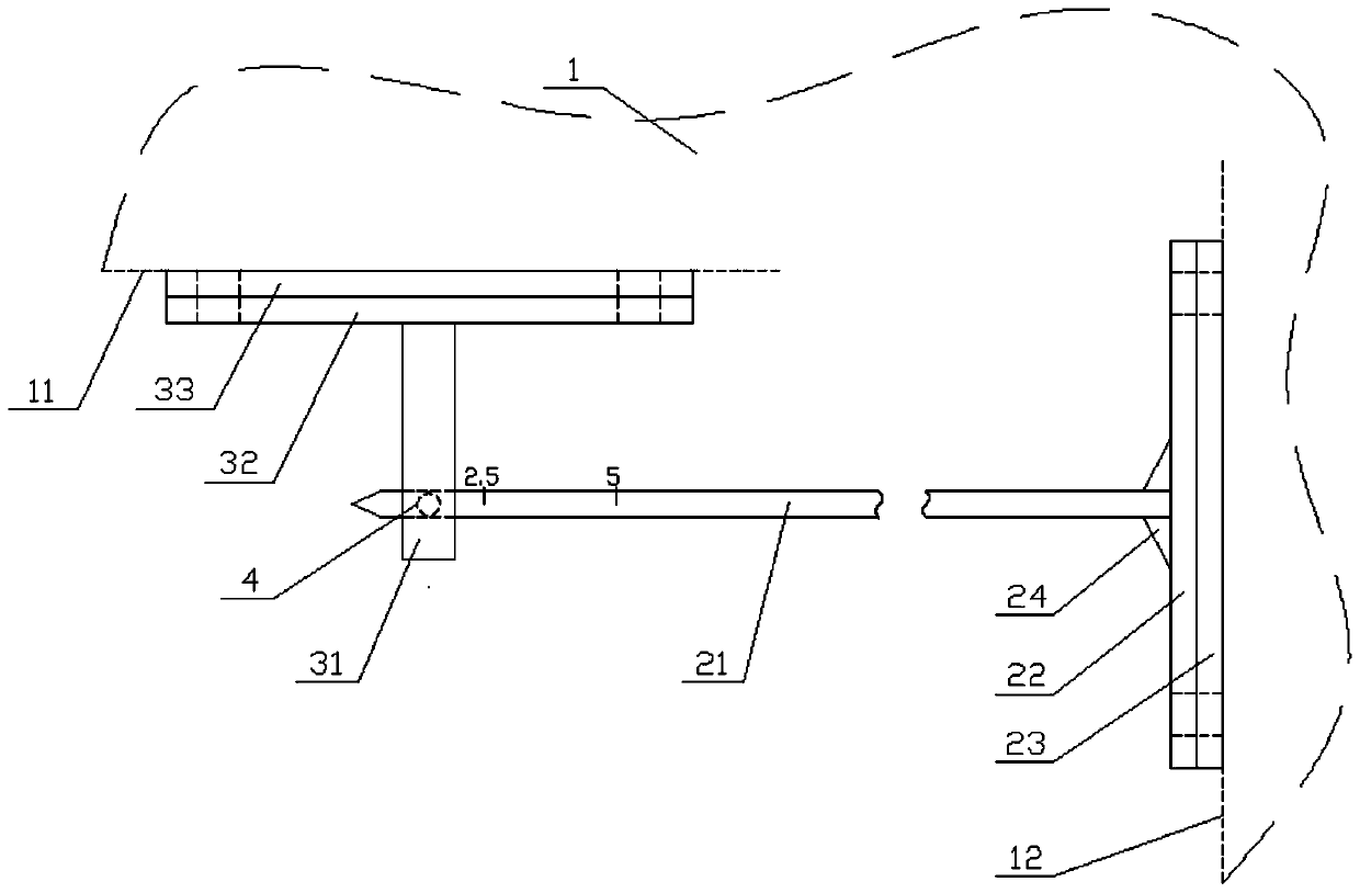 Forklift mast positioning device, forklift and positioning method