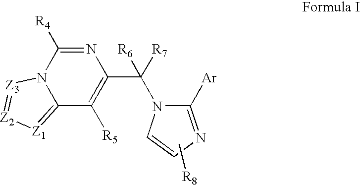 Imidazo-pyrimidines and triazolo-pyrimidines: benzodiazepine receptor ligands