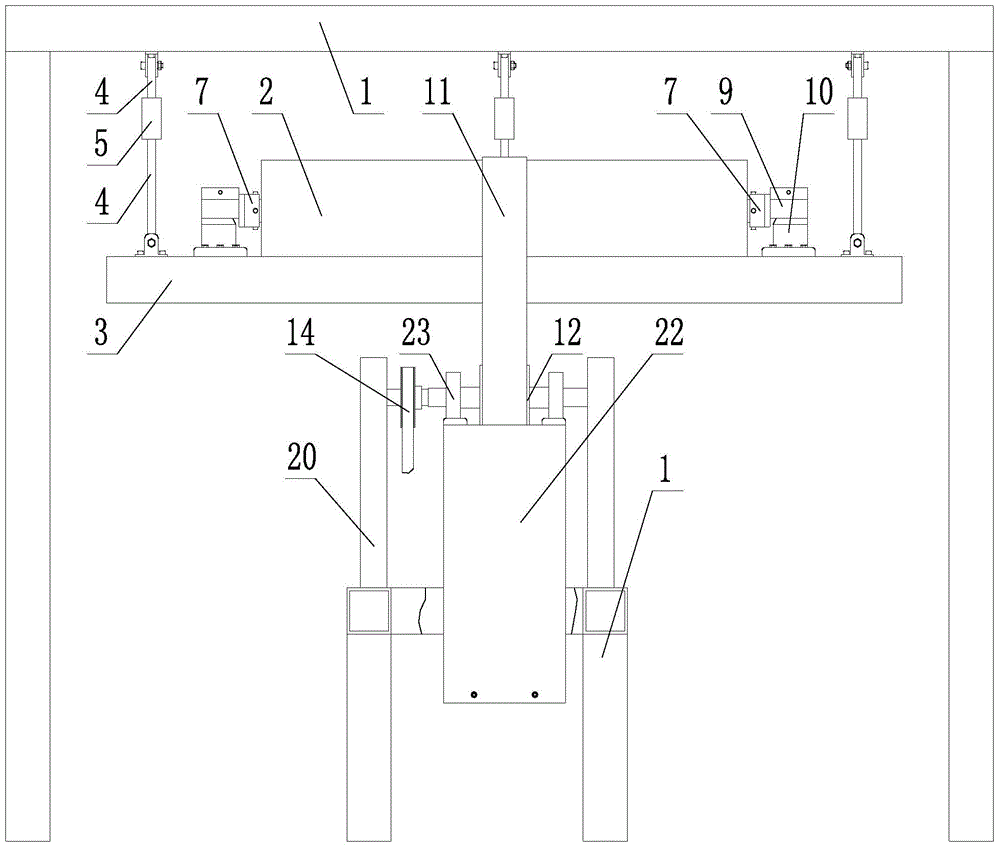 A kind of roller rotation resistance measuring device