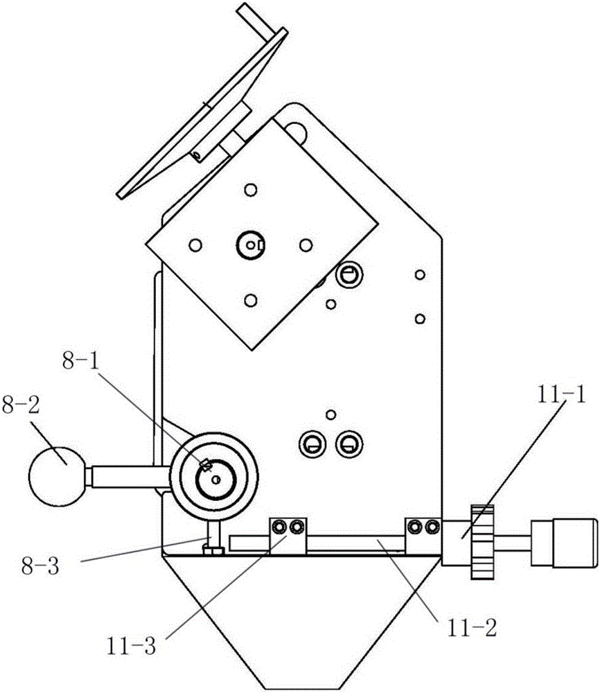 A straight line glazing mechanism