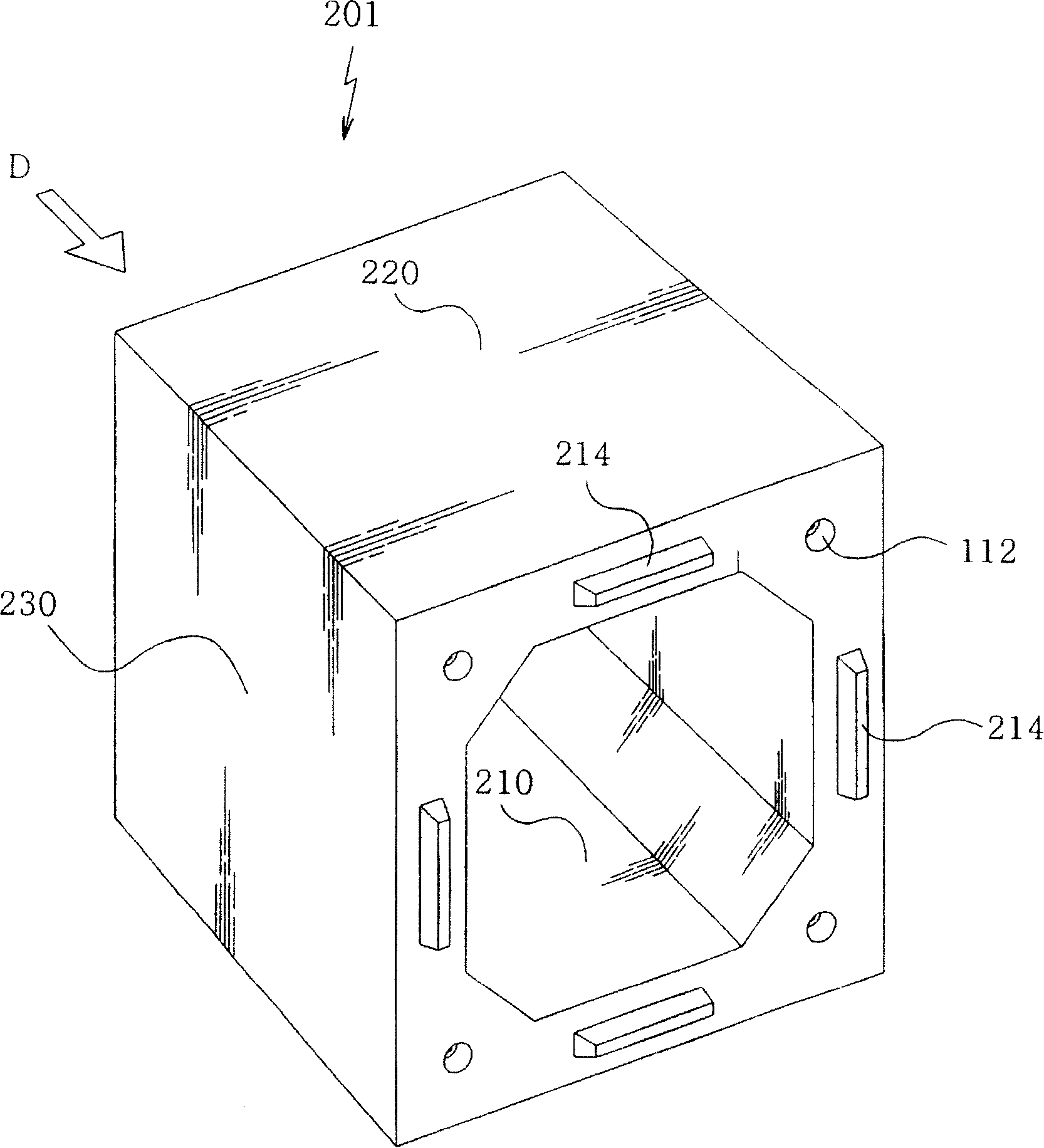 Prefabricated concrete box culvert using grouting method and bidirectional anchoring system as well as mounting structure and method thereof