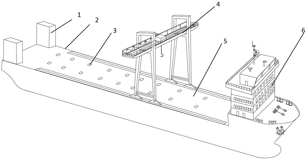 Self-propelled semi-submersible repair ship and its use