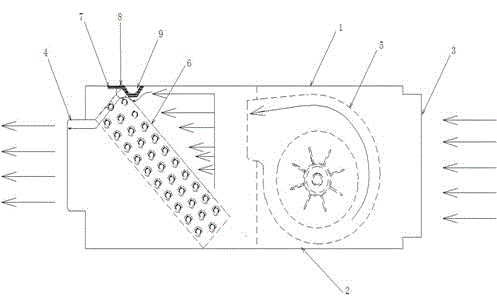 Air-conditioning indoor unit heat exchanger fin guide structure