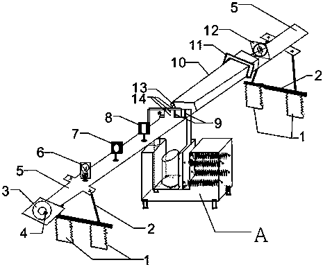 Device for measuring ground stress