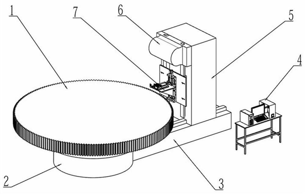 An On-machine Measuring Instrument for Tooth Pitch Deviation of Large Gears