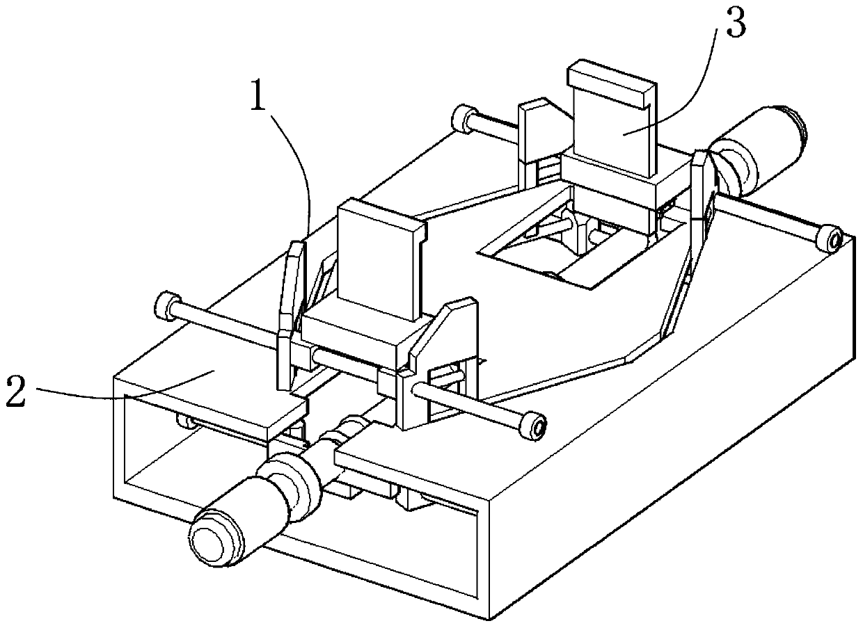 Stabilizing device for automated mechanical production