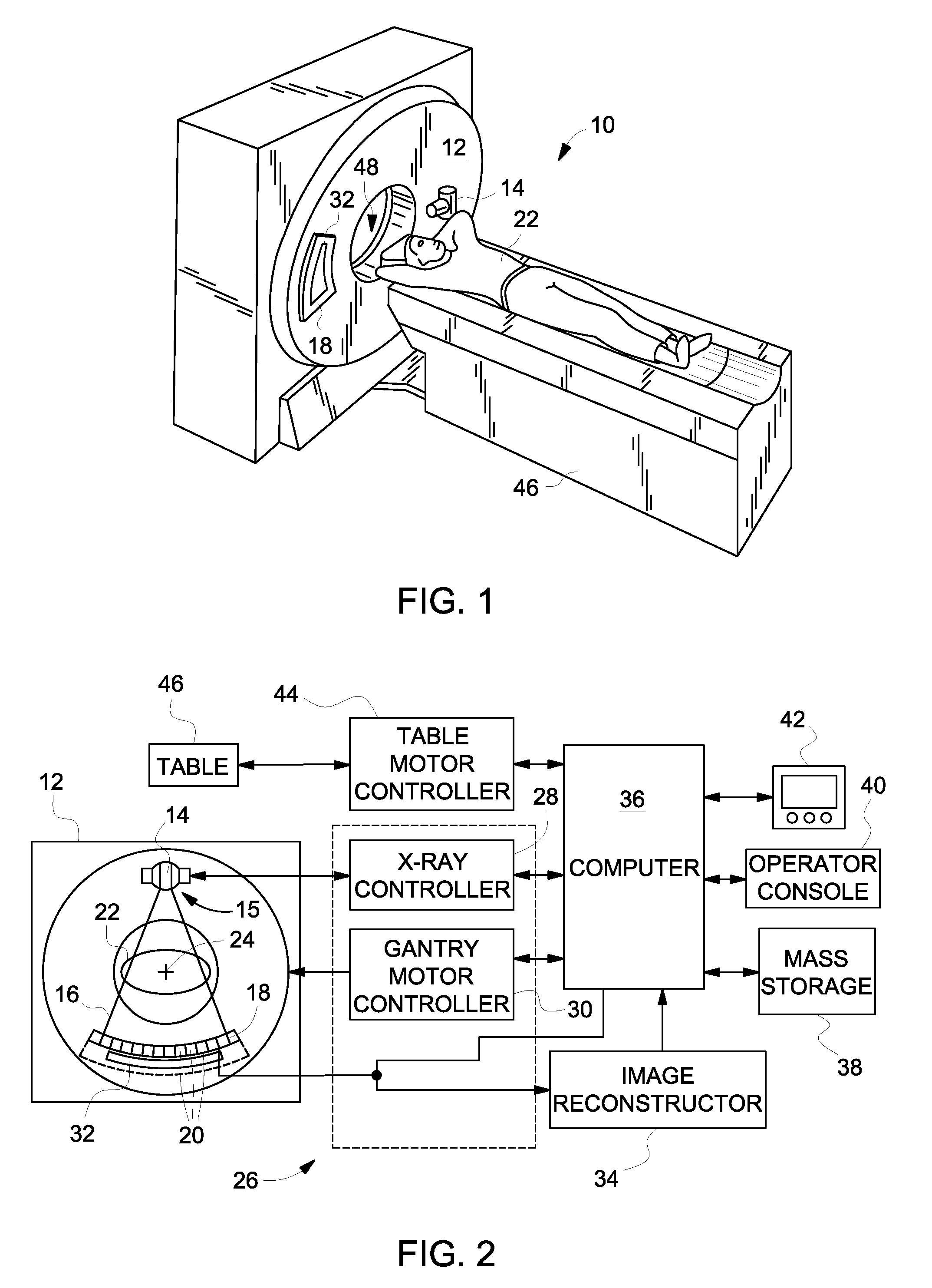 Multi-faceted tileable detector for volumetric computed tomography imaging