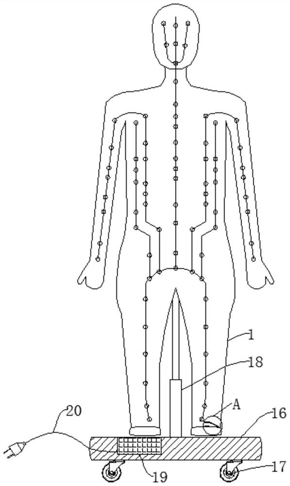 Dual-mode acupuncture teaching method and system
