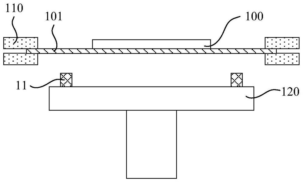 Wafer expanding device, wafer expanding apparatus and wafer processing method