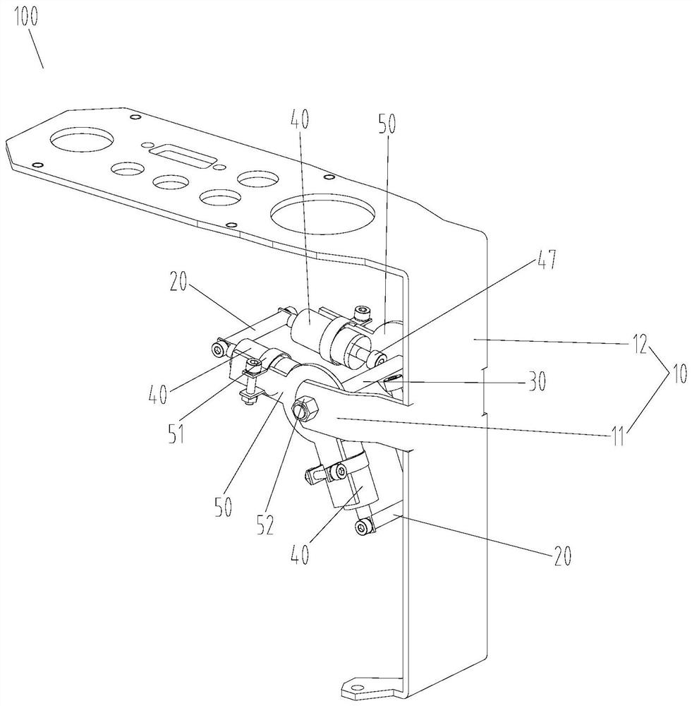 Cable fixing device and robot