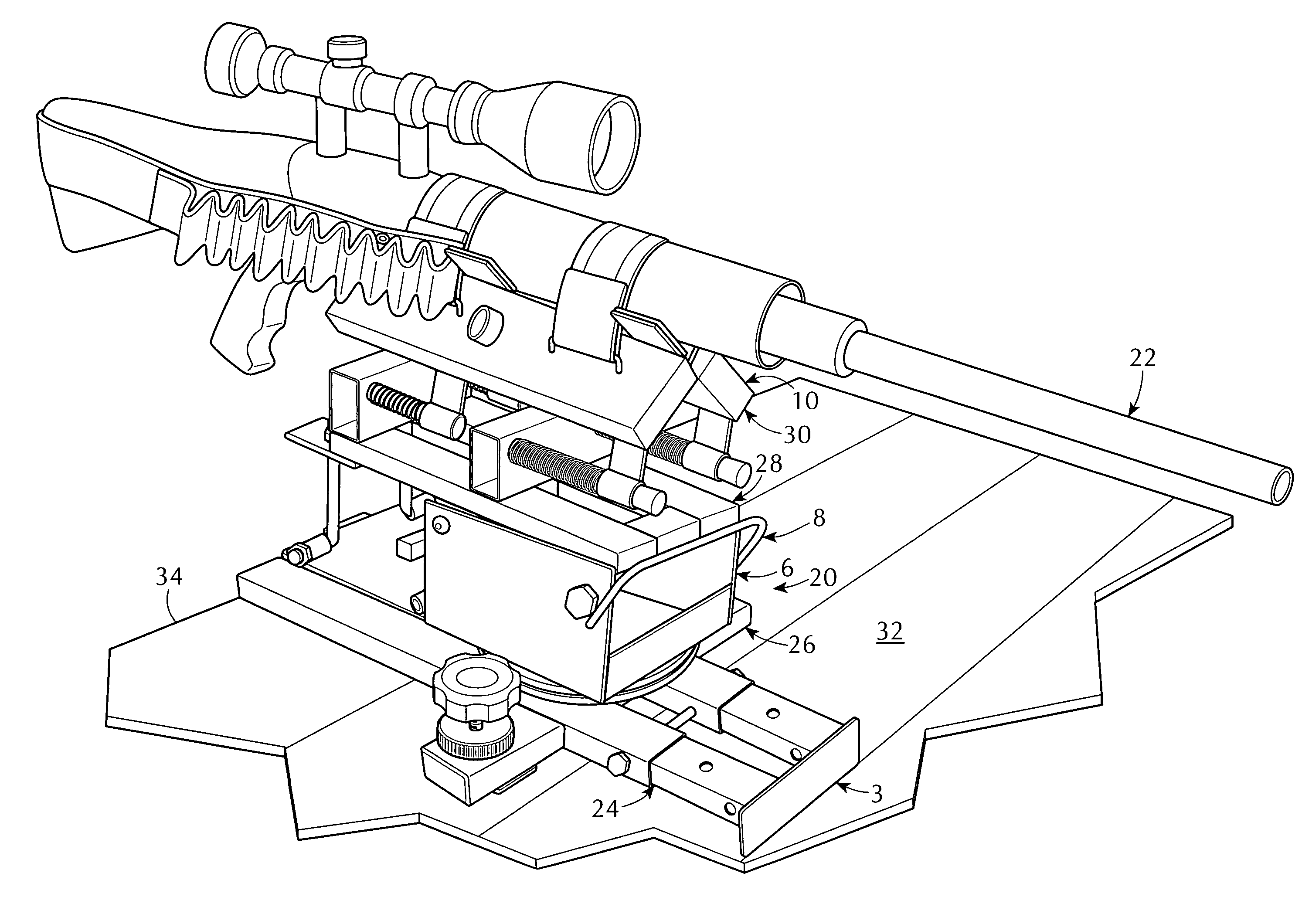 Dampened recoil rest for supporting a rifle