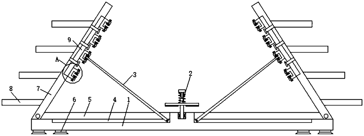 Foldable display stand for displaying retail commodities