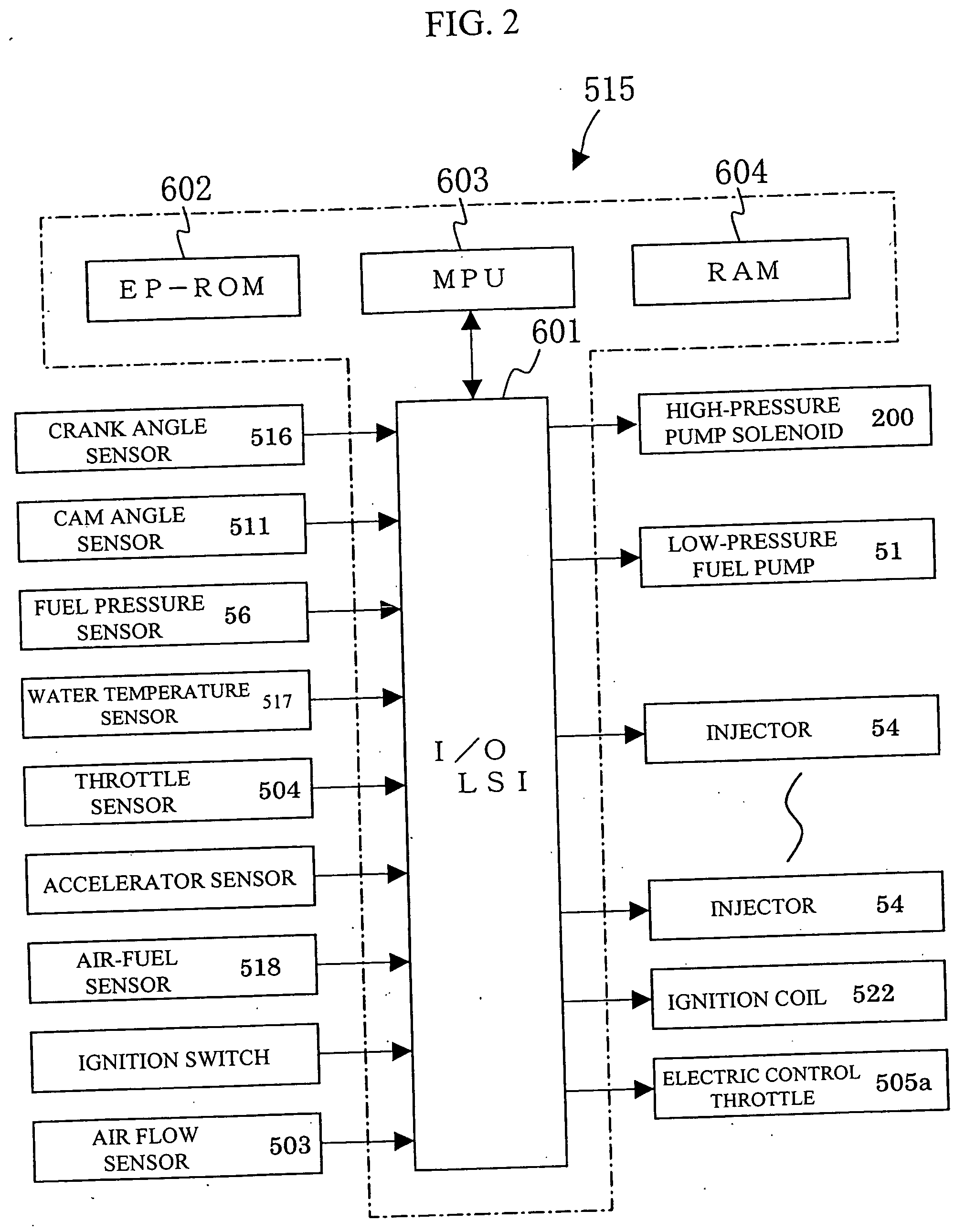 Control device of high-pressure fuel pump of internal combustion engine