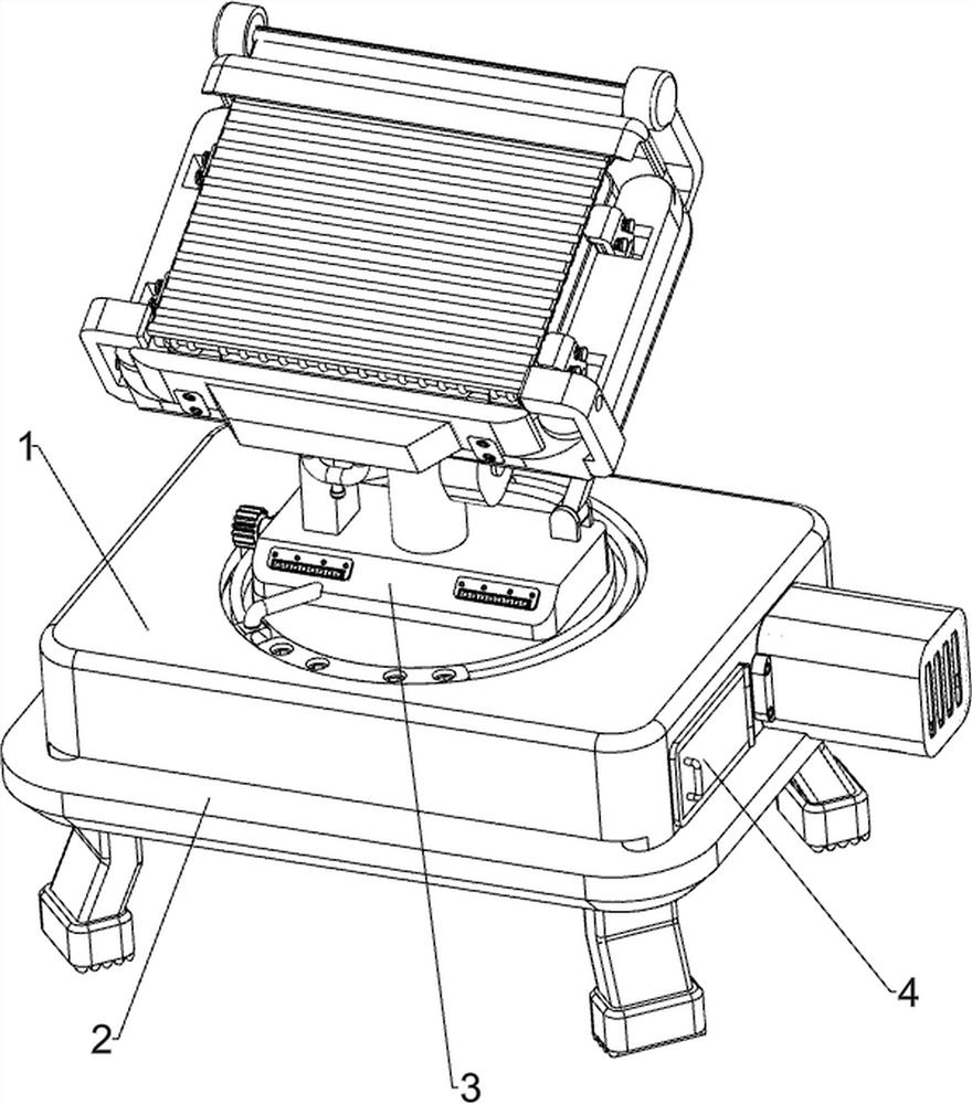 Photovoltaic panel underframe capable of automatically calibrating light source