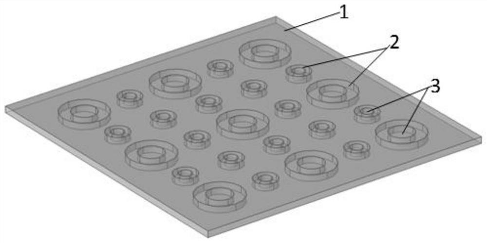 A preparation method of lightweight composite phononic crystal thin plate for substation noise reduction