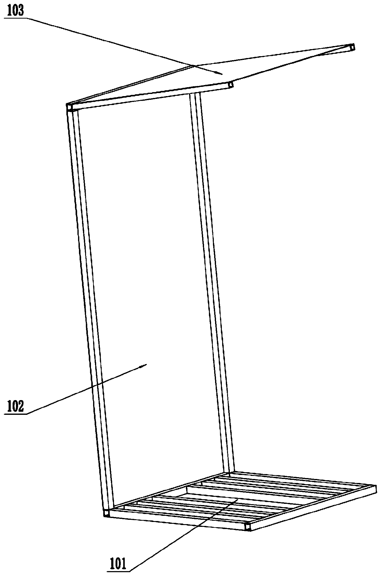 An upright bicycle or electric vehicle parking device