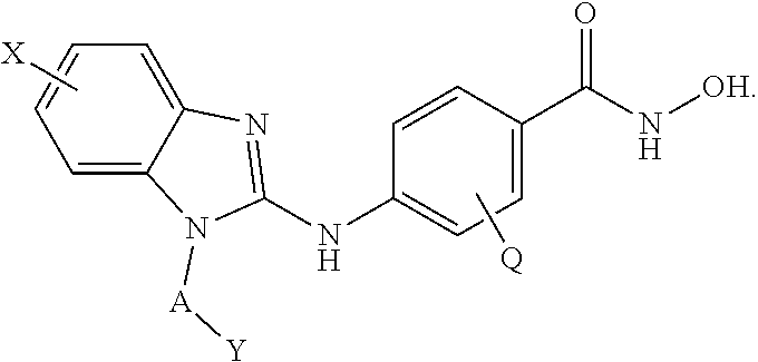 Aminobenzimidazole derivatives, treatments, and methods of inhibiting histone deacetylase