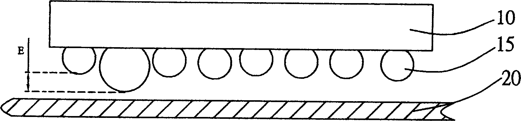 Flatness detecting method and detecting instrument thereby